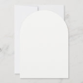 Invitation Simply Chic Fête des mariées Sage Green Arch ID104 (Dos)