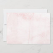 Invitation Simply Elegant Floral DEUX 2e fête d'anniversaire (Dos)