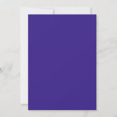 Invitation Simply Modern Script Dark Purple Retirement (Dos)