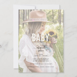 Invitation Simply Mom Baby shower Photo