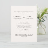 Invitation Simply Us Light Champagne Site Web Mariage II (Debout devant)