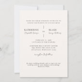 Invitation Simply Us Light Champagne Website Mariage (Devant)