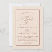 Invitation Singe Calligraphy (Devant)