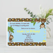 Invitation Singe de Lil (Debout devant)