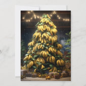 Invitation Singe de Noël (Dos)