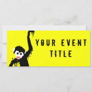 Invitation singe dripz