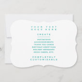 Invitation singe identique (Dos)