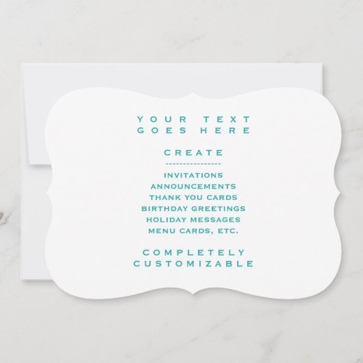 Invitation singe identique (Dos)