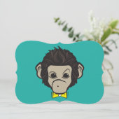 Invitation singe identique (Debout devant)