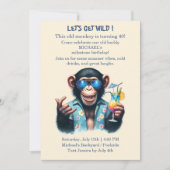 Invitation Singes de l'été, déchaînons-nous pour les 40 ans (Devant)