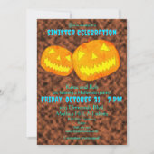 Invitation Sinister Celebration Halloween Party (Devant)