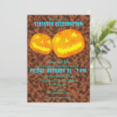 Invitation Sinister Celebration Halloween Party (Debout devant)