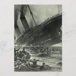 Invitation Sinking RMS Titanic