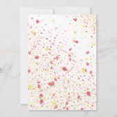 Invitation Sip and Paint Wine Peinture Anniversaire Invitatio (Dos)