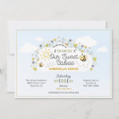 Invitation Sip and See pour notre bébé (Devant)