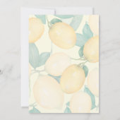 Invitation Sip et voir le Baby shower (Dos)