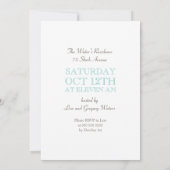 Invitation Sip Et Voir Visiter Notre Nouveau Bébé (Dos)