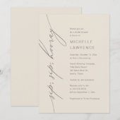 Invitation Sip, Sip, Hooray, Fête de la Fête des mariées (Devant / Derrière)