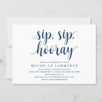 Sip, Sip, Hooray, Fête des mariées Célébration Inv