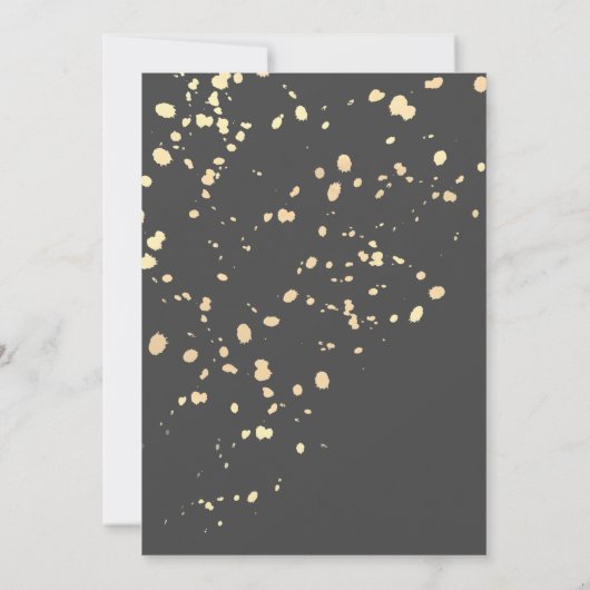 Invitation Sip Sip Hooray Gold Champagne Fête des mariées ros (Dos)