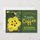 Invitation Sip Smile & Celebrate Coffee Morning in the Garden (Devant)
