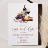 Sips et trempettes Vin rouge et fromage fête d'ann