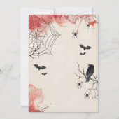 Invitation Sips sur le point de descendre Cocktail Halloween  (Dos)