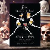 Invitation Sips Sur Le Point De Descendre Halloween