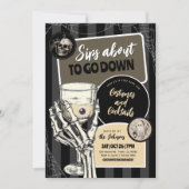 Invitation Sips Sur Le Point De Descendre Parti D'Halloween A (Devant)