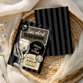 Invitation Sips Sur Le Point De Descendre Parti D'Halloween A