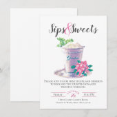 Invitation Sips & Sweets (Devant / Derrière)