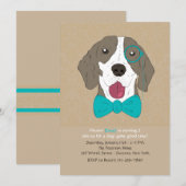 Invitation Sir Arthur Dog (Devant / Derrière)