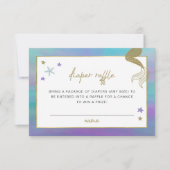 Invitation SIREN Mermaid Ticket de chaudière de plage tropica (Devant)