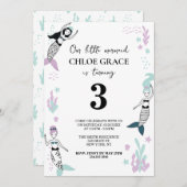 Invitation Sirène (Devant / Derrière)