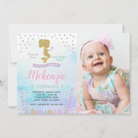 Invitation Sirène (Devant)