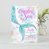 Invitation Sirène 1er Anniversaire Fête ONE der La Sirène de  (Debout devant)