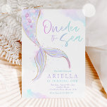 Invitation Sirène 1er Anniversaire Fête ONE der La Sirène de<br><div class="desc">Mermaid 1er Anniversaire ONE der The Sea Mermaid Invitation Tous les modèles sont © PIXEL PERFECTION PARTY LTD</div>