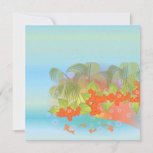 Invitation Sirène de rêve (Dos)