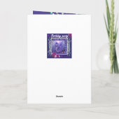 Invitation Sirène d'océan violet (Dos)