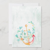 Invitation Sirène et Amis sous l'Océan (Dos)