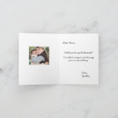 Invitation Sirène Florale | Bridesmaid (Intérieur)