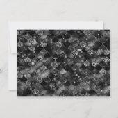 Invitation Sirène gothique | Cool Dark Rebel Graduation Invit (Dos)