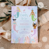 Invitation Sirène Sous La Mer À L'OEIL De La Mer 1Er Annivers