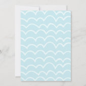 Invitation Sirène sous la mer Oneder la mer 1er anniversaire (Dos)