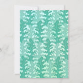 Invitation Sirène Sous L'Invitation De La Fête D'Anniversaire (Dos)