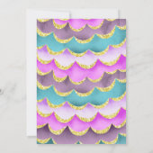 Invitation Sirène Splish Splash (Dos)