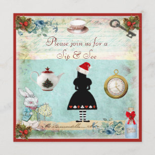 Invitation Sirotez et voyez le baby shower de fête du pays