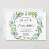 Invitation Sirotez et voyez le bébé verser des invitations, (Devant)