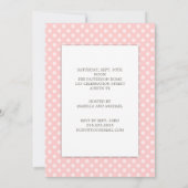 Invitation Sirotez et voyez une petite fille sucrée sur invit (Dos)