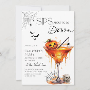 Invitation Sirotez sur le point de descendre Halloween